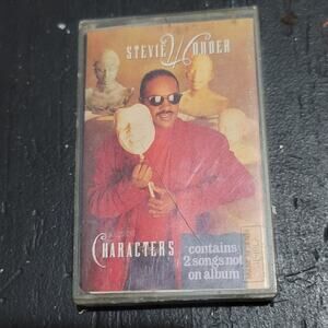Vtg 1987 Stevie Wonder CHARACTERS Cassette Tape